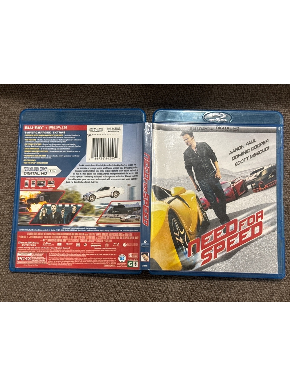 Need for Speed (Blu-ray, 2014)